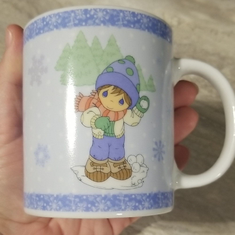 Precious Moments White Ceramic Mug 2008